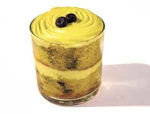 Lemon Blueberry Cake Jar - Event Catering Set